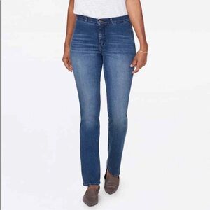 NYDJ Barbara Contour Bootcut Jeans Meloy Wash Size 14